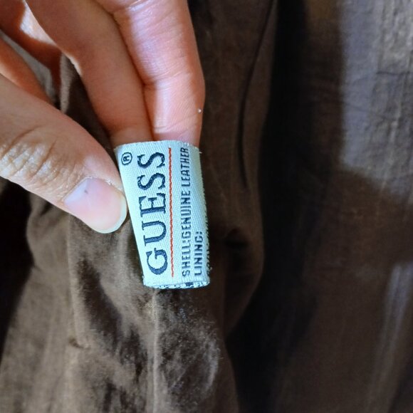 Guess Jeans Leather Jacket - Picture 4 of 10